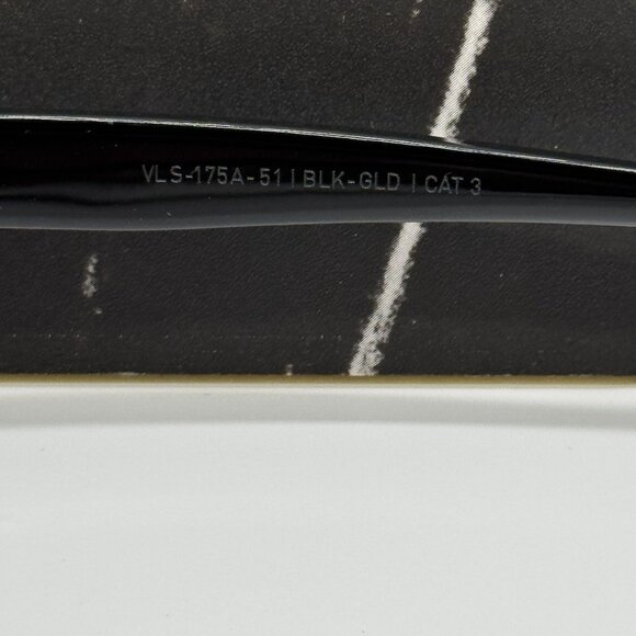 NEW VALENTINO VLS-175A BLACK GREEN CAT EYE SUNGLASSES VALENTINO main image 5